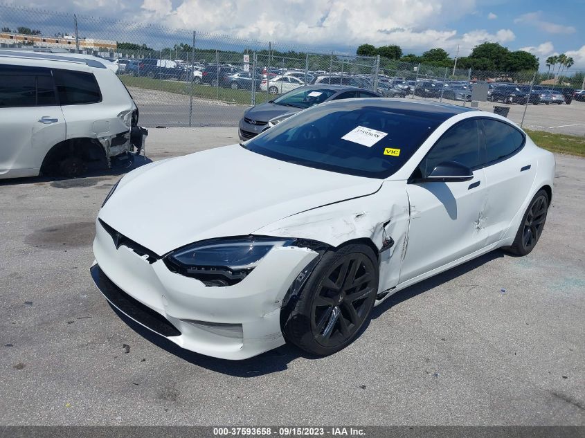 2022 TESLA MODEL S PLAID - 5YJSA1E68NF486302