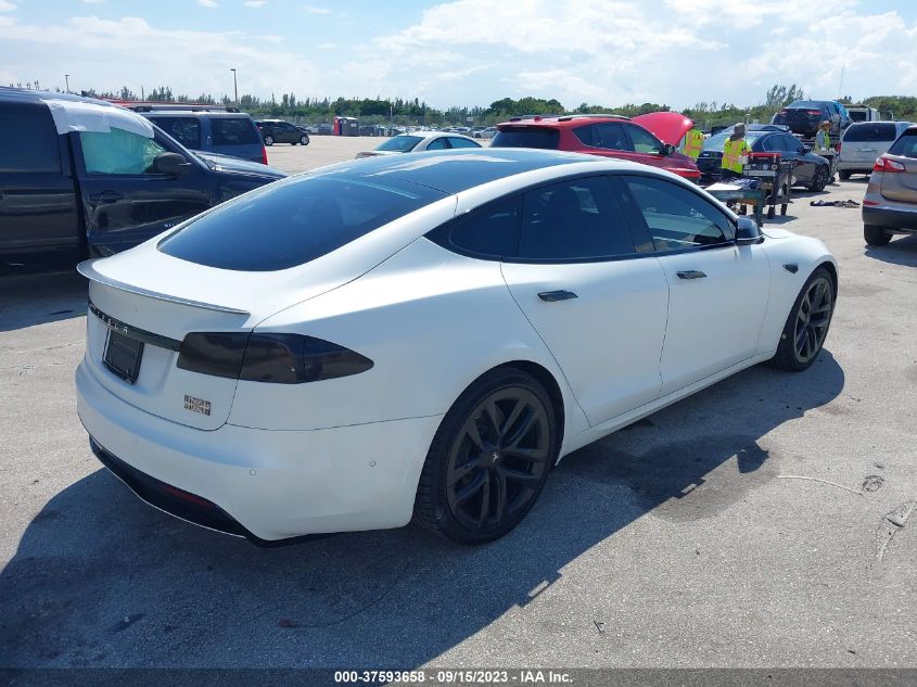 2022 TESLA MODEL S PLAID - 5YJSA1E68NF486302
