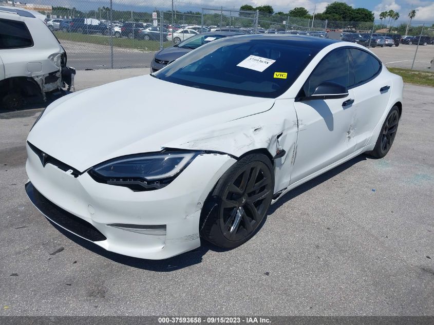 2022 TESLA MODEL S PLAID - 5YJSA1E68NF486302