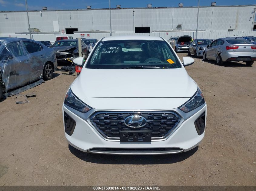 2020 HYUNDAI IONIQ HYBRID BLUE - KMHC65LC4LU221138