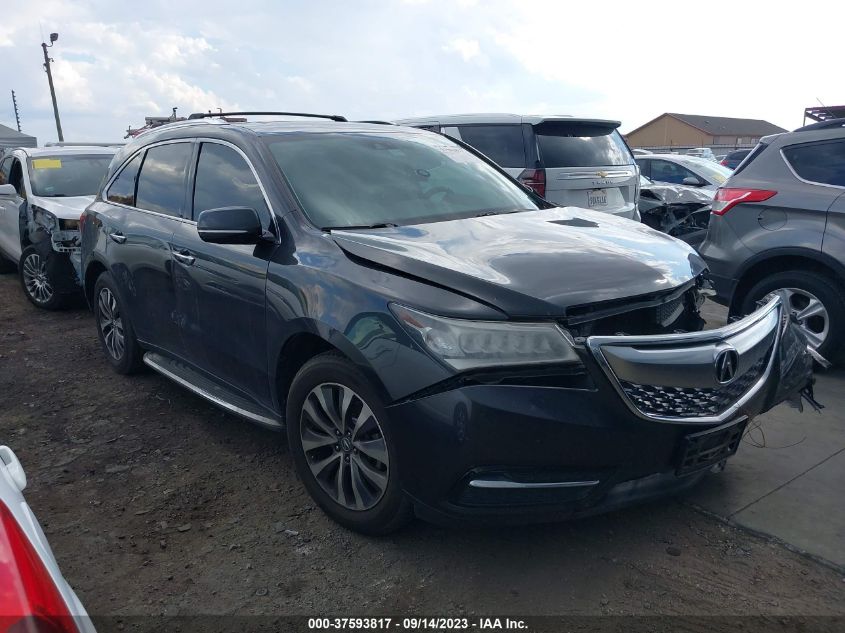 2015 ACURA MDX TECH PKG - 5FRYD3H49FB009529