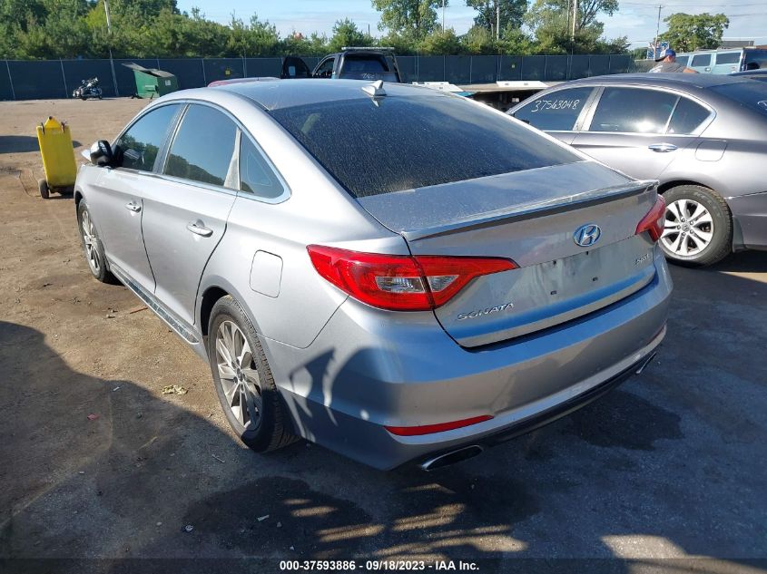 2016 HYUNDAI SONATA SPORT/LIMITED - 5NPE34AF3GH263751