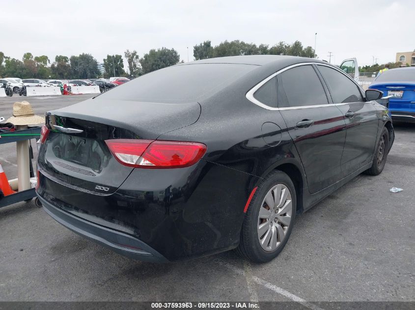 2015 CHRYSLER 200 LX - 1C3CCCFB5FN706718