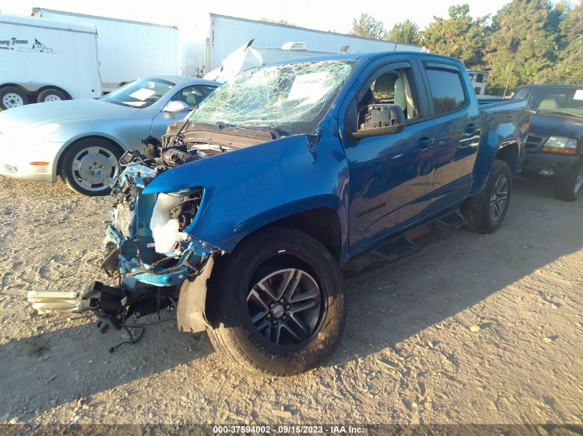 2021 CHEVROLET COLORADO 4WD WORK TRUCK - 1GCGTBENXM1201944