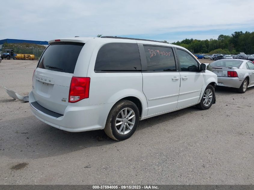 2014 DODGE GRAND CARAVAN SXT - 2C4RDGCG5ER240767