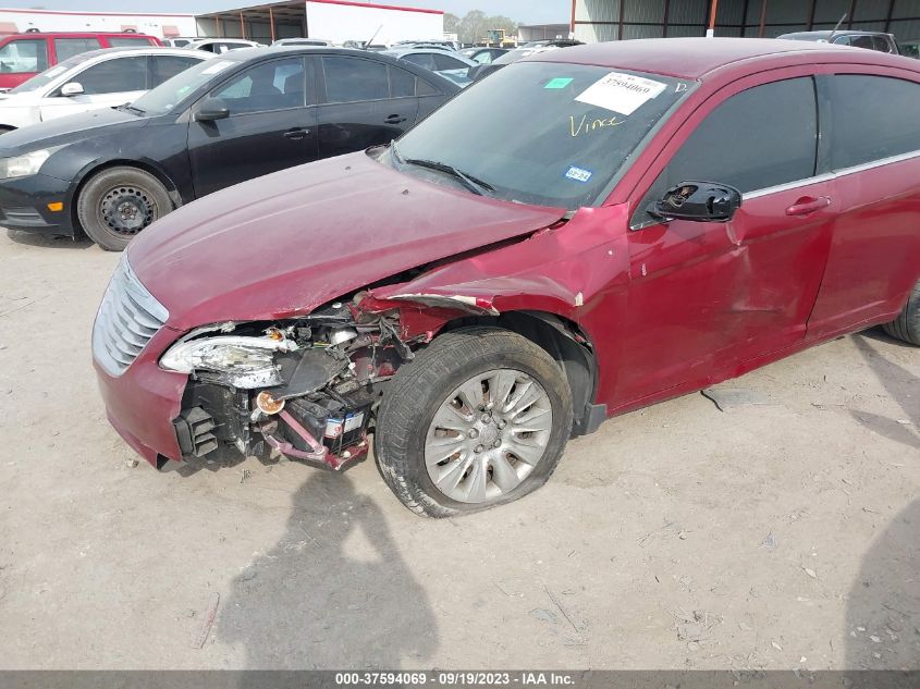 2013 CHRYSLER 200 LX - 1C3CCBAG1DN738589