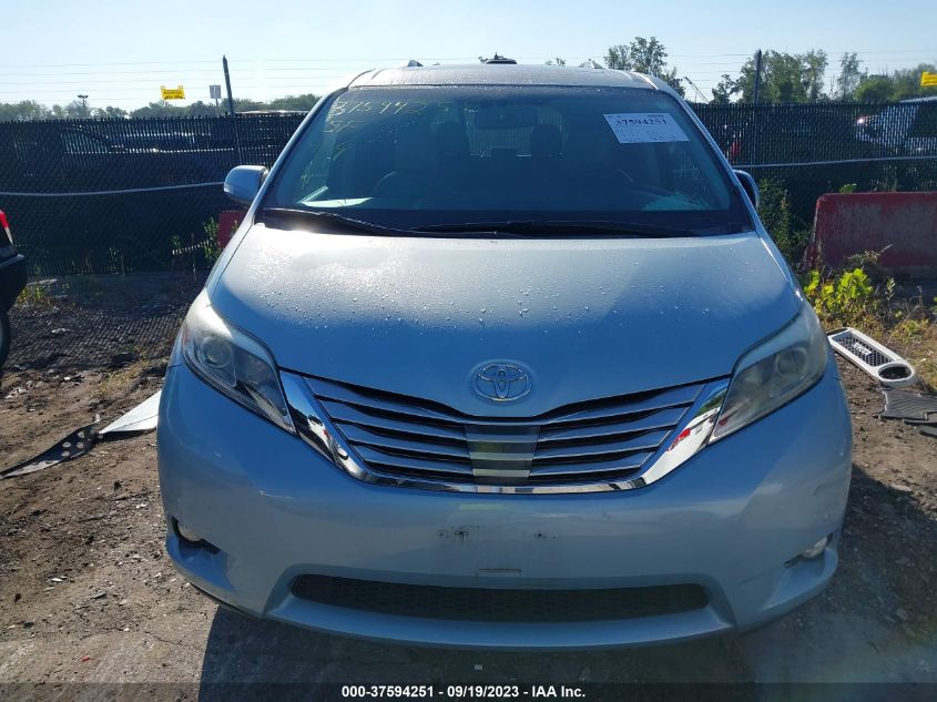 2015 TOYOTA SIENNA XLE/XLE AAS/LTD - 5TDYK3DC2FS631762