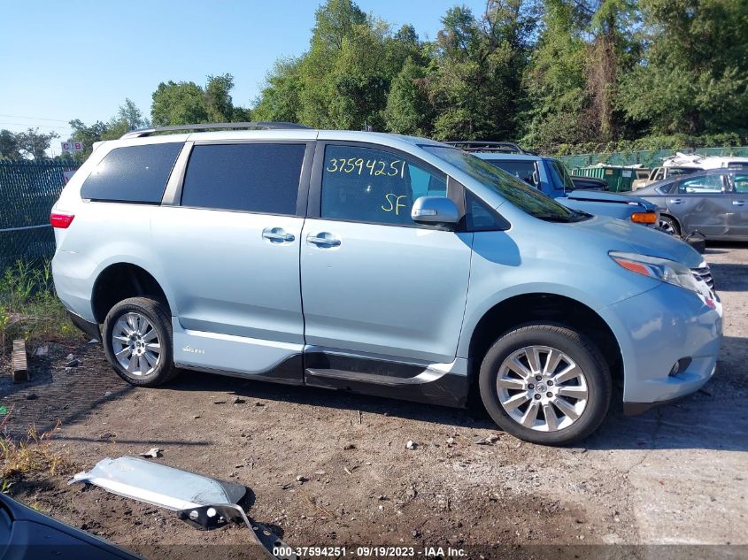 2015 TOYOTA SIENNA XLE/XLE AAS/LTD - 5TDYK3DC2FS631762