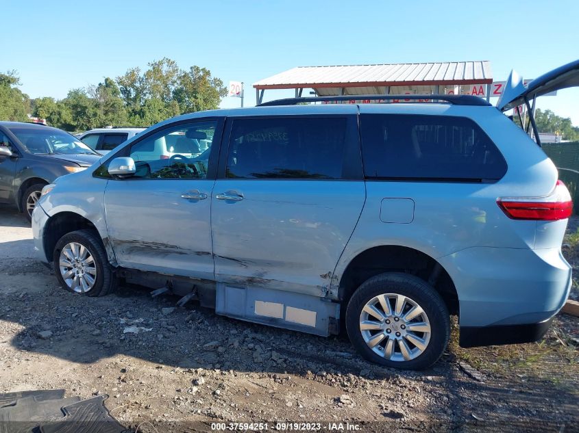2015 TOYOTA SIENNA XLE/XLE AAS/LTD - 5TDYK3DC2FS631762