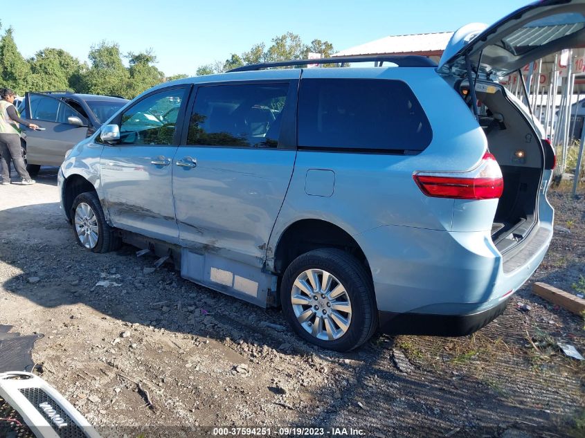2015 TOYOTA SIENNA XLE/XLE AAS/LTD - 5TDYK3DC2FS631762