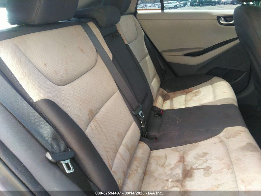 2017 HYUNDAI IONIQ HYBRID SEL - KMHC75LC4HU052193