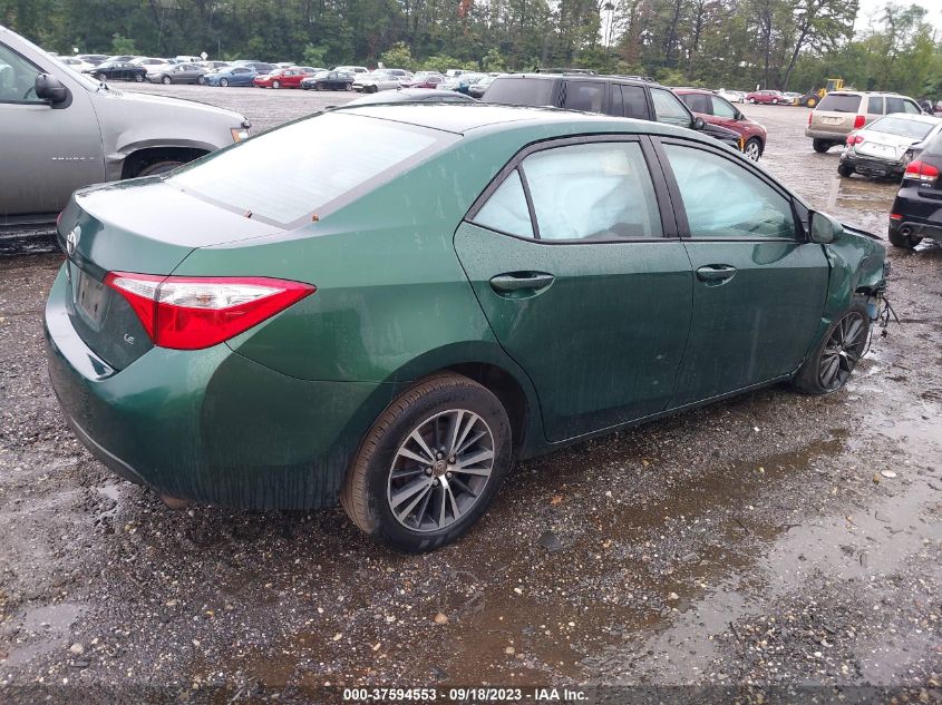 2016 TOYOTA COROLLA L/LE/S/S PLUS/LE PLUS - 2T1BURHEXGC585378