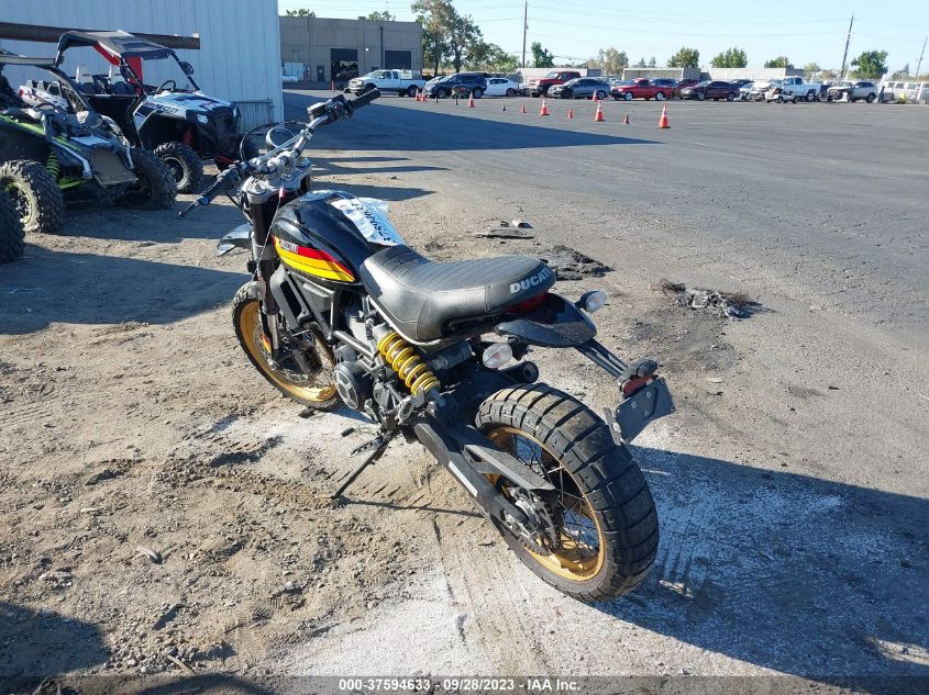 2018 DUCATI SCRAMBLER DESERT SLED ML0KAFBM8JT000790