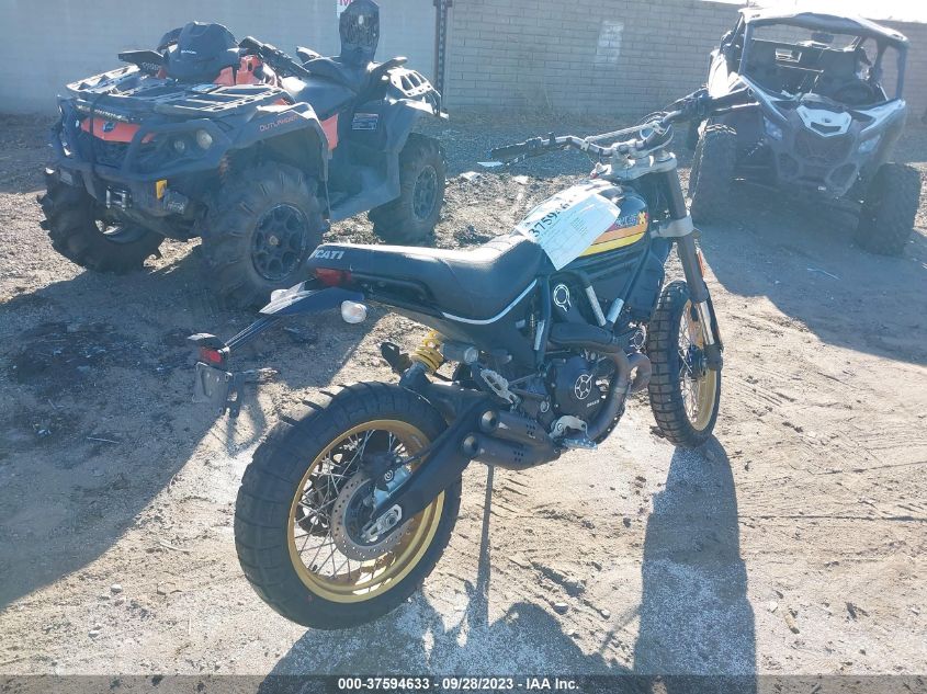 2018 DUCATI SCRAMBLER DESERT SLED ML0KAFBM8JT000790