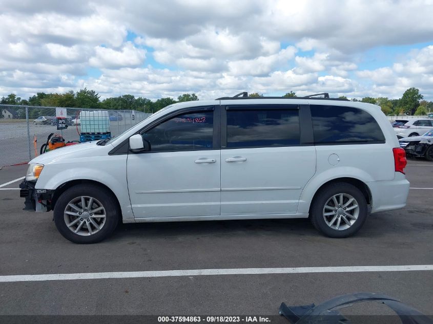 2014 DODGE GRAND CARAVAN SXT - 2C4RDGCG1ER242192