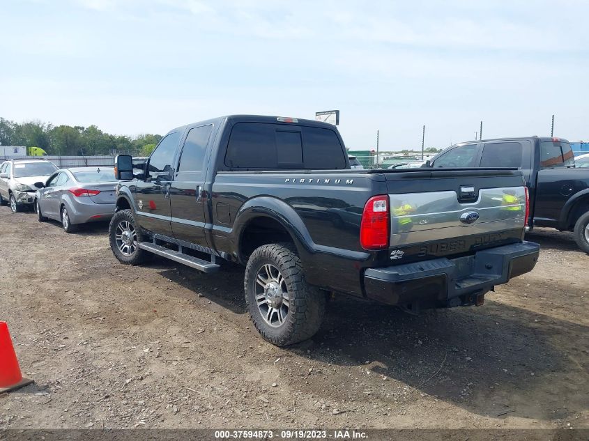2015 FORD SUPER DUTY F-250 SRW LARIAT/PLATINUM - 1FT7W2BT2FEC88275