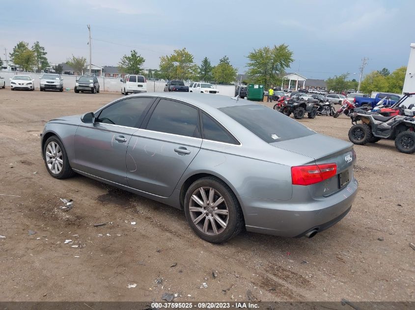 2013 AUDI A6 2.0T PREMIUM PLUS - WAUGFAFCXDN031833
