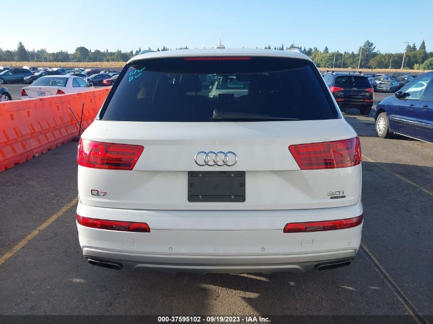 2017 AUDI Q7 PREMIUM PLUS - WA1LAAF72HD017997