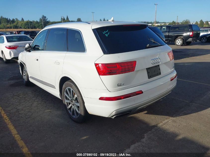 2017 AUDI Q7 PREMIUM PLUS - WA1LAAF72HD017997