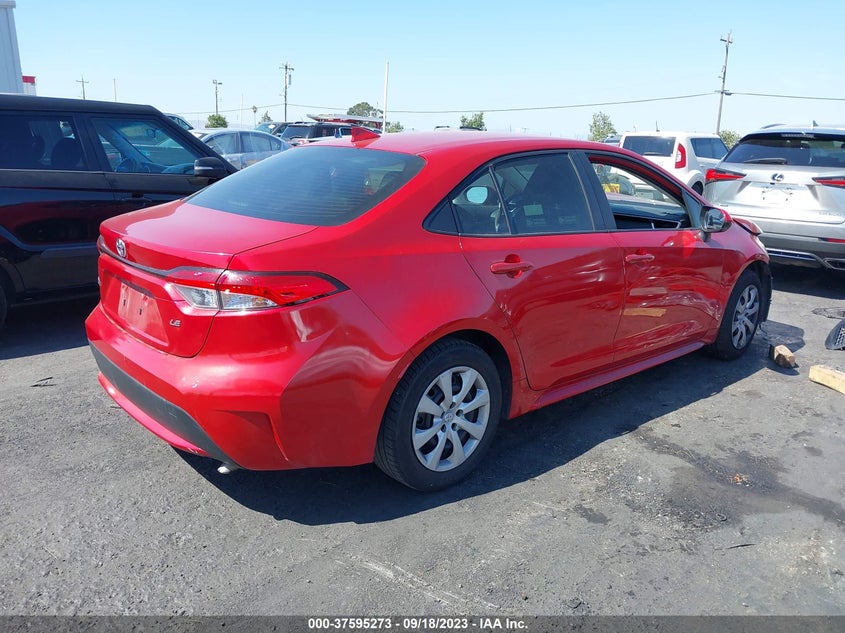 VIN JTDEPRAE2LJ032706 2020 TOYOTA COROLLA LE
