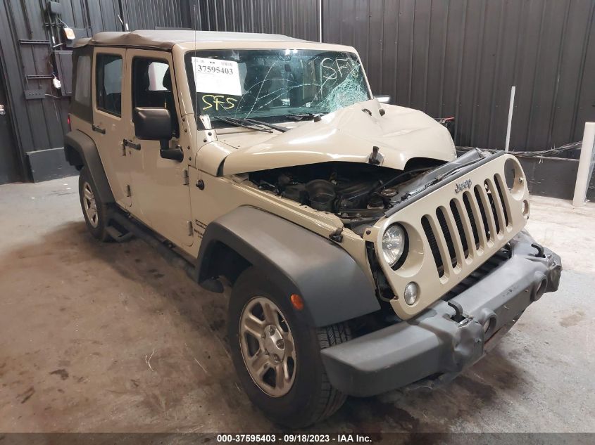 2017 JEEP WRANGLER UNLIMITED SPORT - 1C4BJWDG4HL605150