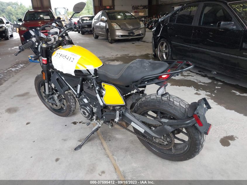 2020 DUCATI SCRAMBLER DESERT SLED ML0KAFPMXLT016470