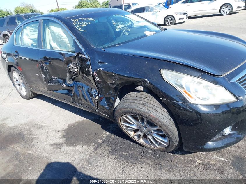 2013 INFINITI G37 SEDAN JOURNEY JN1CV6APXDM302734
