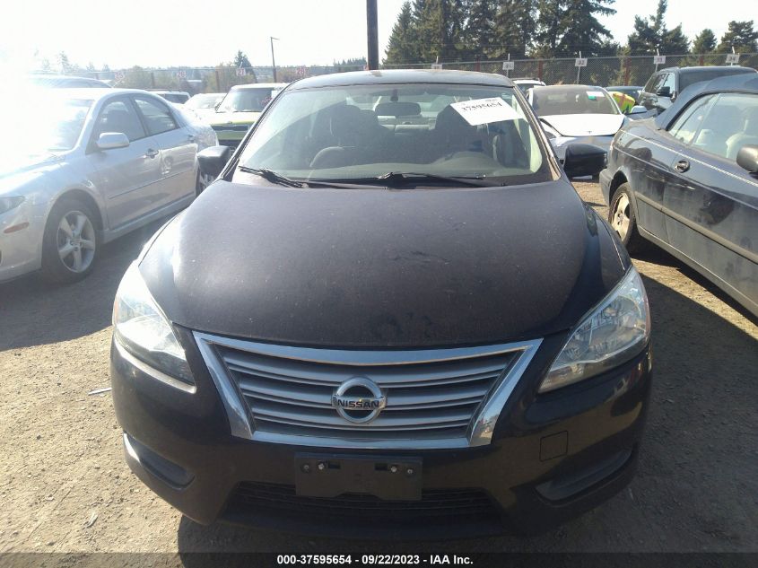 2013 NISSAN SENTRA S/SV/FE+ S/FE+ SV/SR/SL - 1N4AB7AP6DN900161