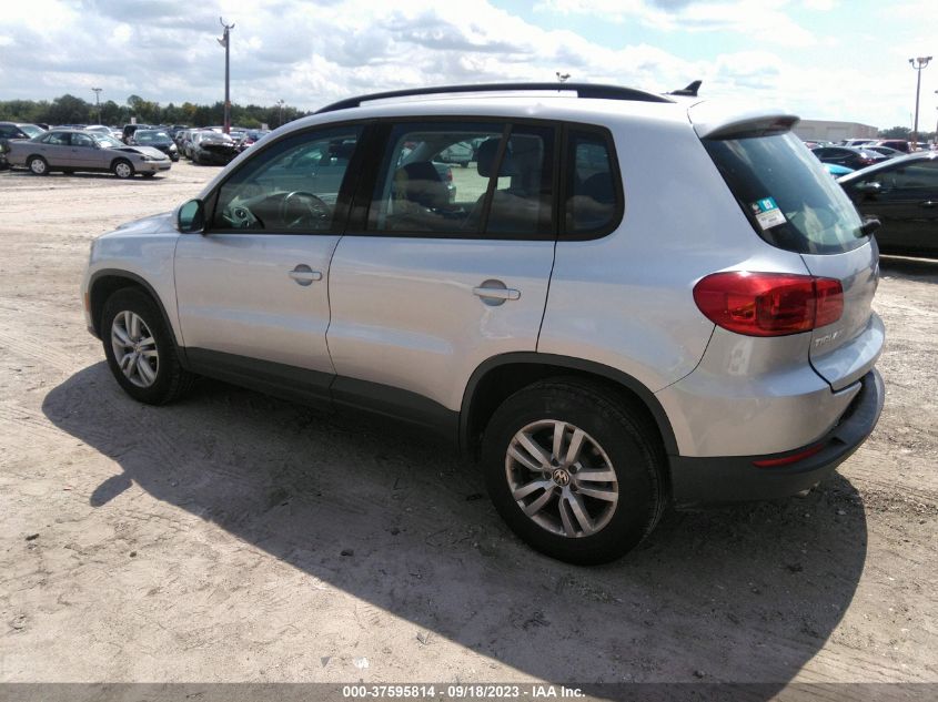 2017 VOLKSWAGEN TIGUAN - WVGAV7AX0HK026409