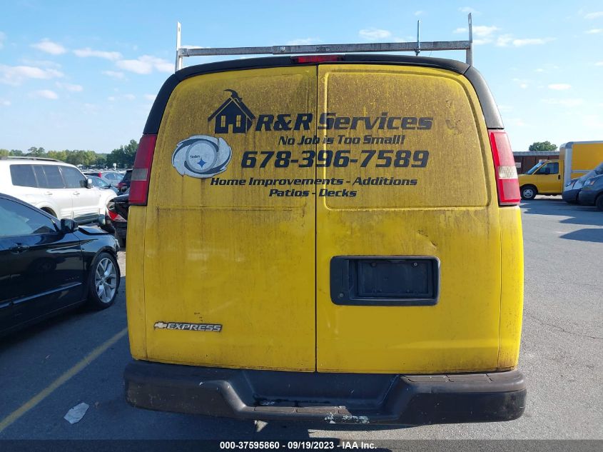 2014 CHEVROLET EXPRESS 2500 WORK VAN 1GCWGFCA6E1190336