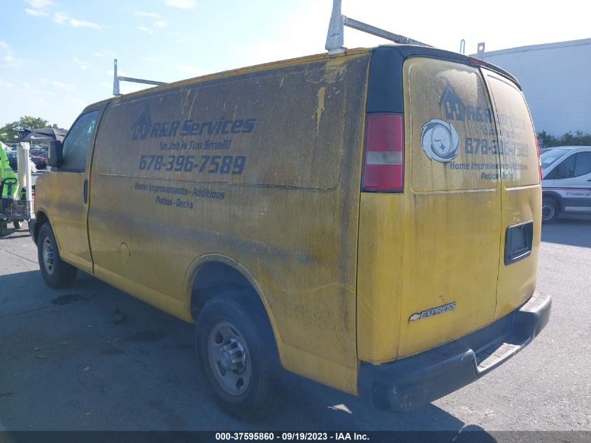 2014 CHEVROLET EXPRESS 2500 WORK VAN 1GCWGFCA6E1190336