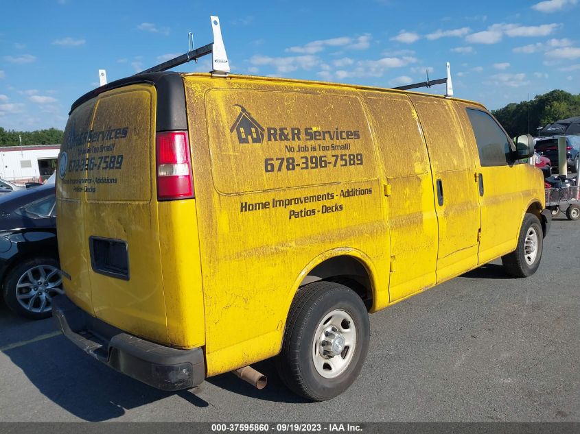 2014 CHEVROLET EXPRESS 2500 WORK VAN 1GCWGFCA6E1190336