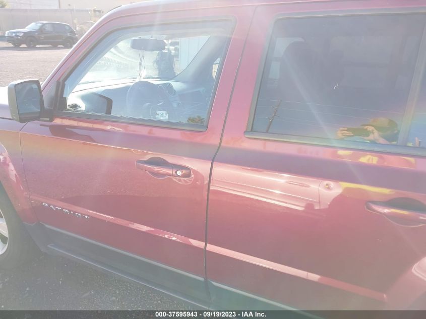 2017 JEEP PATRIOT LATITUDE - 1C4NJRFB5HD124852