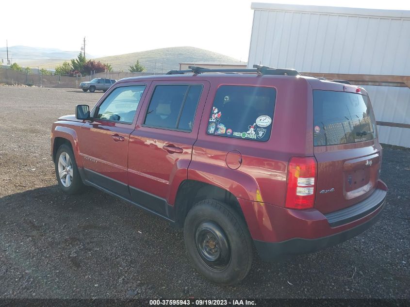 2017 JEEP PATRIOT LATITUDE - 1C4NJRFB5HD124852