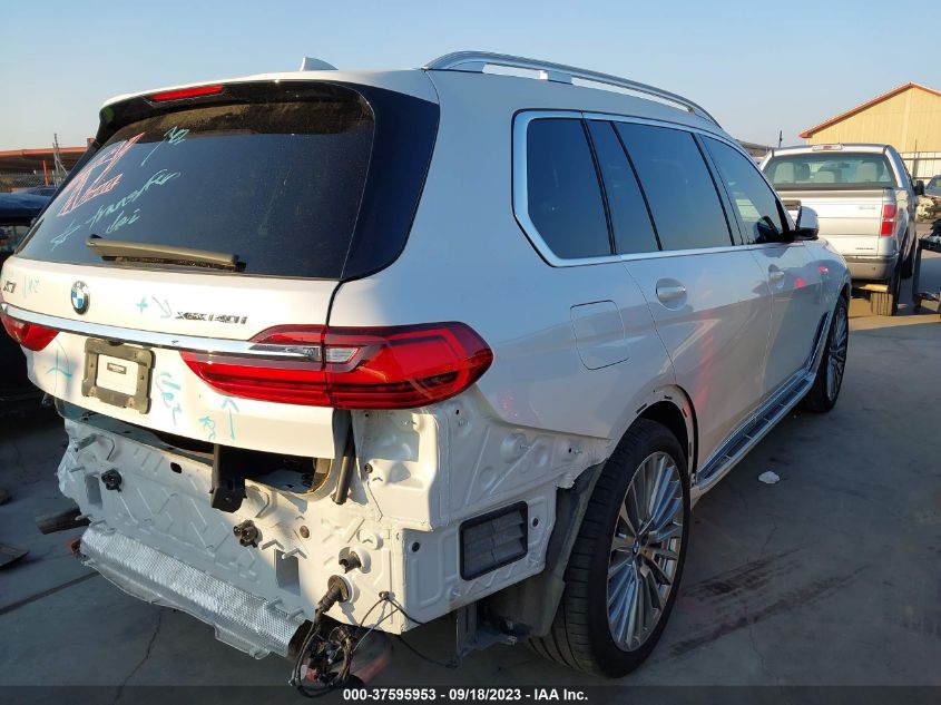 2022 BMW X7 XDRIVE40I - 5UXCW2C03N9J84256