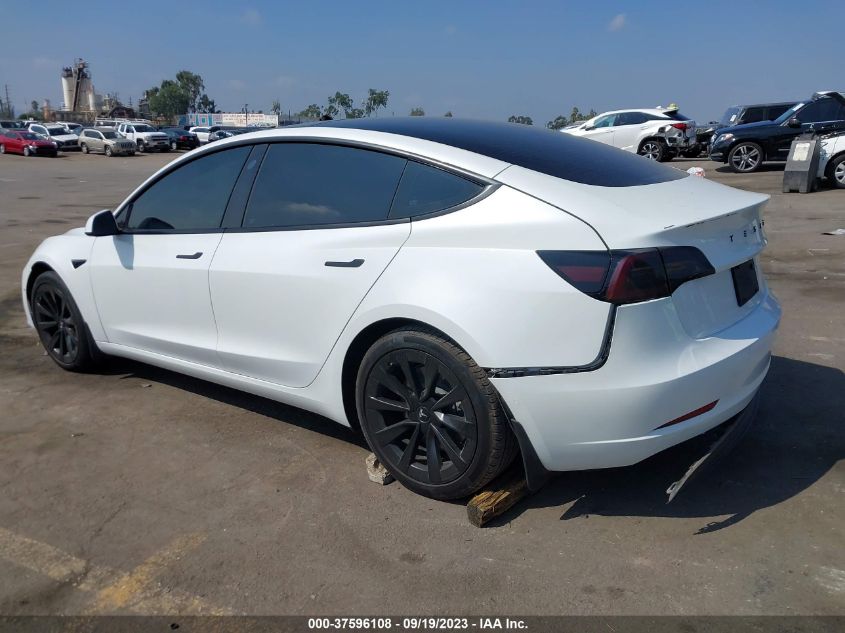 2022 TESLA MODEL 3 LONG RANGE - 5YJ3E1EB3NF266846