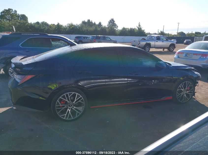 2022 HYUNDAI ELANTRA N - KMHLW4AK5NU008867