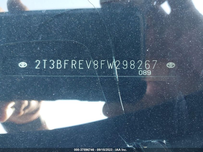 2015 TOYOTA RAV4 LE - 2T3BFREV8FW298267