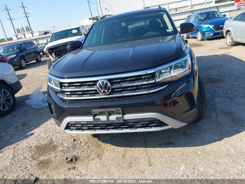 2022 VOLKSWAGEN ATLAS 3.6L V6 SE W/TECHNOLOGY - 1V2KR2CA6NC559040