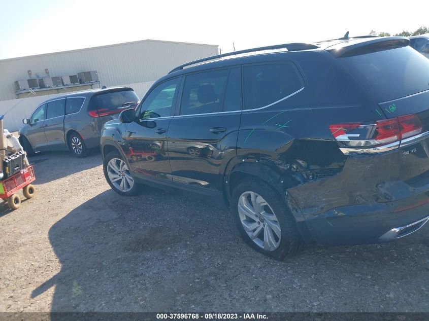 2022 VOLKSWAGEN ATLAS 3.6L V6 SE W/TECHNOLOGY - 1V2KR2CA6NC559040