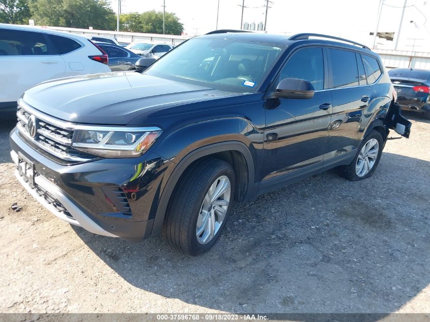 2022 VOLKSWAGEN ATLAS 3.6L V6 SE W/TECHNOLOGY - 1V2KR2CA6NC559040