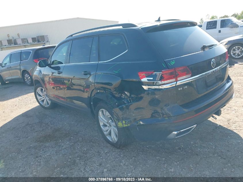 2022 VOLKSWAGEN ATLAS 3.6L V6 SE W/TECHNOLOGY - 1V2KR2CA6NC559040