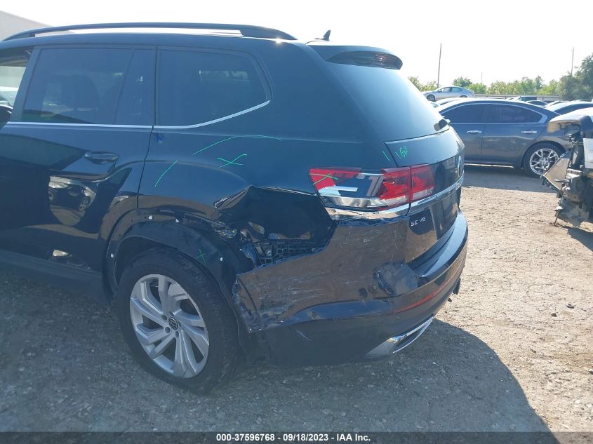 2022 VOLKSWAGEN ATLAS 3.6L V6 SE W/TECHNOLOGY - 1V2KR2CA6NC559040