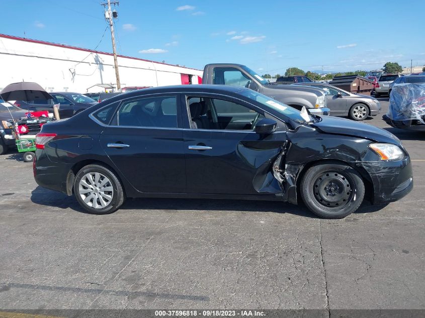 2014 NISSAN SENTRA S/FE+ S/SV/FE+ SV/SR/SL - 1N4AB7AP2EN853776