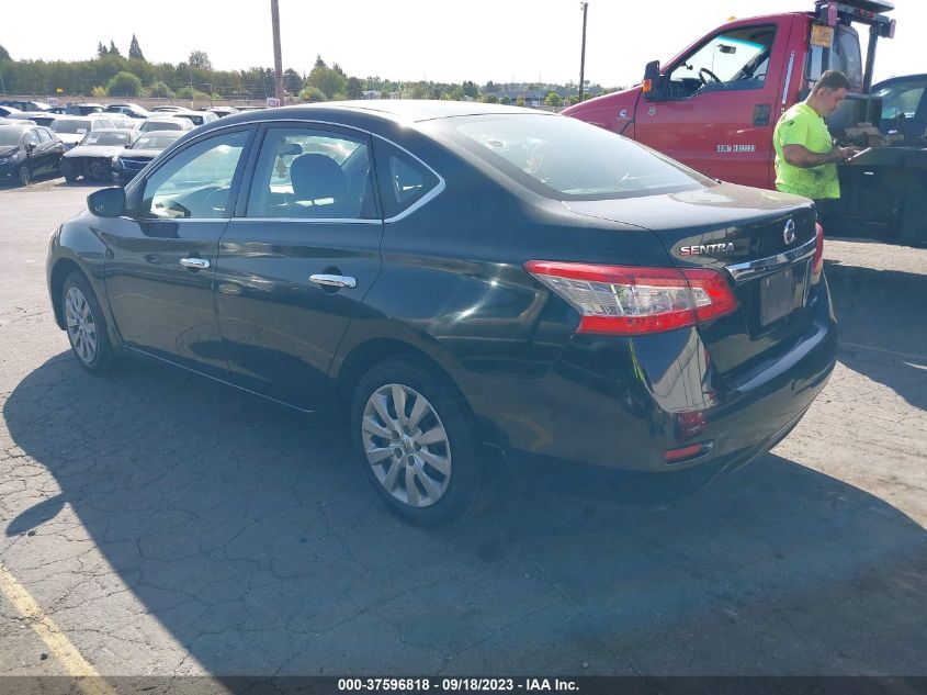 2014 NISSAN SENTRA S/FE+ S/SV/FE+ SV/SR/SL - 1N4AB7AP2EN853776