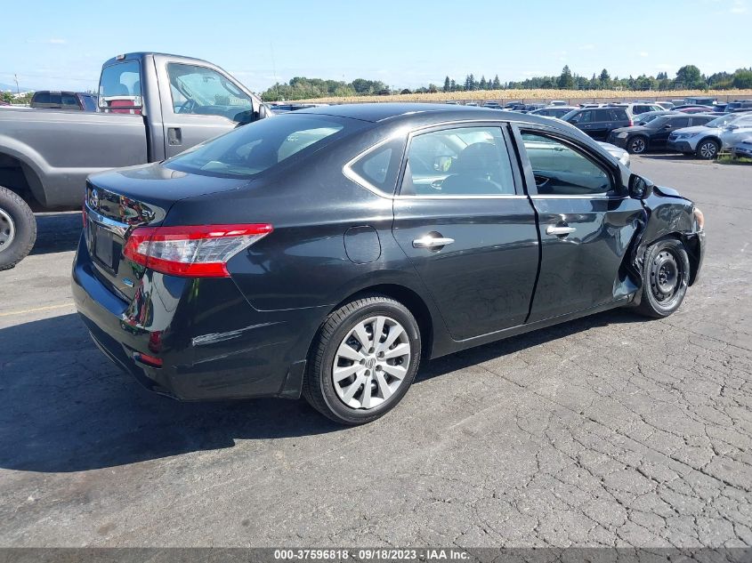 2014 NISSAN SENTRA S/FE+ S/SV/FE+ SV/SR/SL - 1N4AB7AP2EN853776