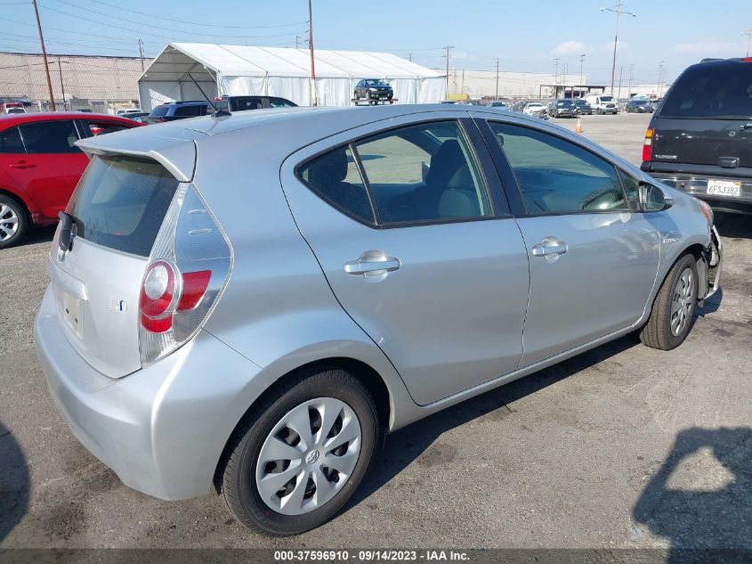 2014 TOYOTA PRIUS C ONE/THREE/TWO/FOUR - JTDKDTB39E1569744
