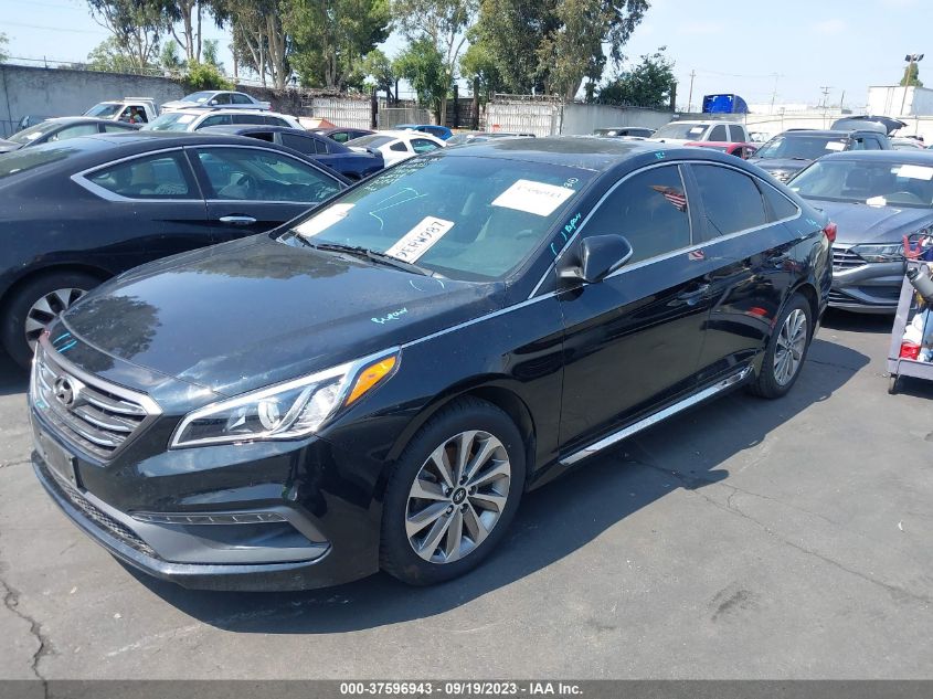 2017 HYUNDAI SONATA SPORT/LIMITED - 5NPE34AF3HH482257