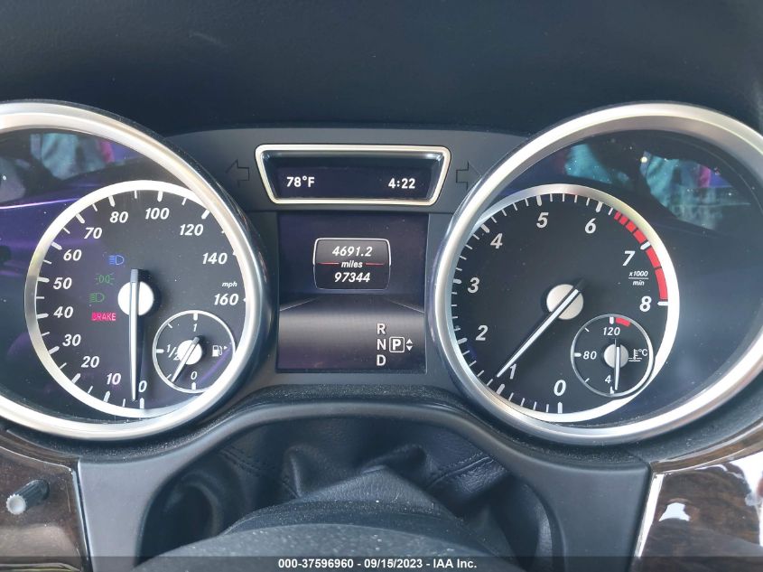 2014 MERCEDES-BENZ M-CLASS ML 350 4JGDA5HB6EA370755
