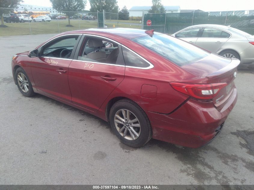 2015 HYUNDAI SONATA 2.4L SE - 5NPE24AF7FH204770